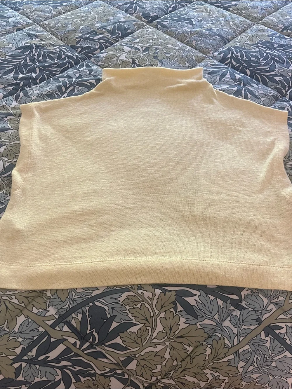 Anthropologie mock neck sleeveless sweater